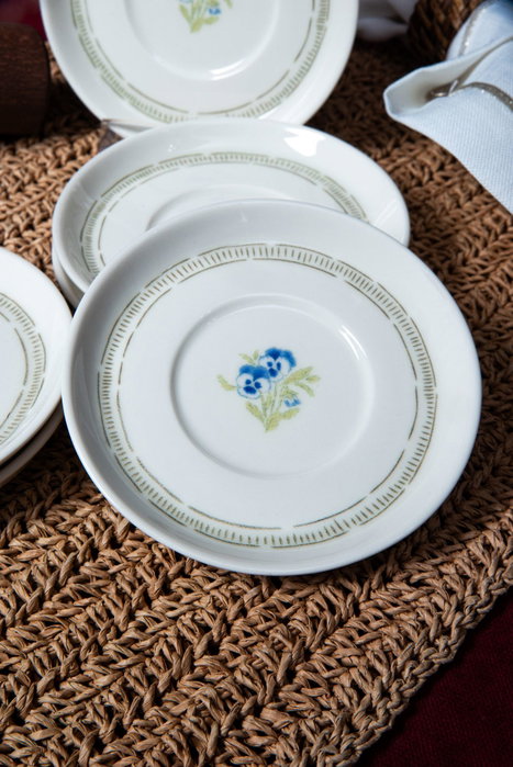 Hermia Mimoza Juego de 6 Platos de Porcelana de 12 cm